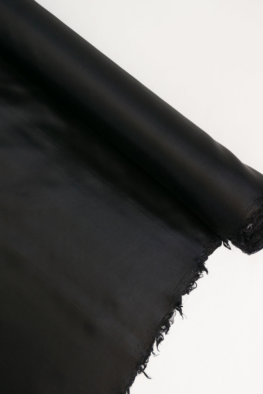 Italian Polished Silk Organza | True Black