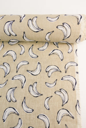 Warhol - Printed Italian Linen | Sahara