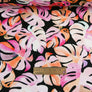 Barbados - Printed Viscose Knit | Pink Monstera (LAST CUT - 2.8M)