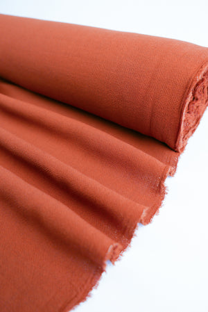 Ottorino - European Wool Crepe | Terracotta