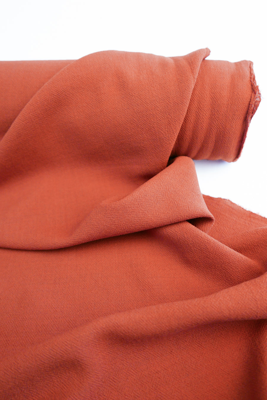 Ottorino - European Wool Crepe | Terracotta