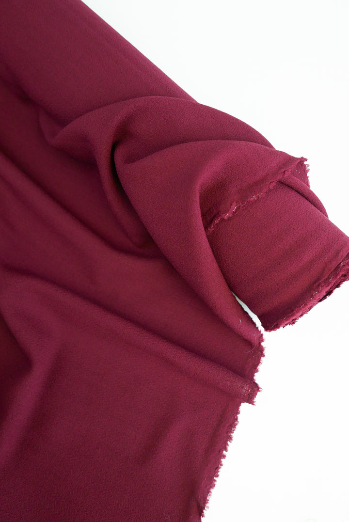 Costanzo - European Wool Crepe | Merlot