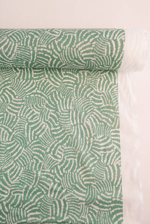 Margot - Printed Cotton Voile | Seafoam