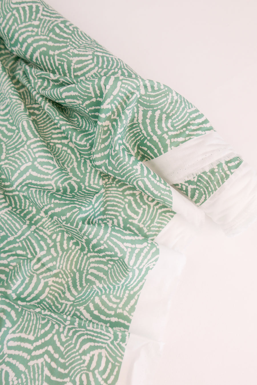 Margot - Printed Cotton Voile | Seafoam