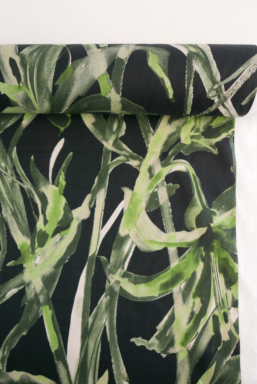 Positano - Cotton Voile | Leaf Green