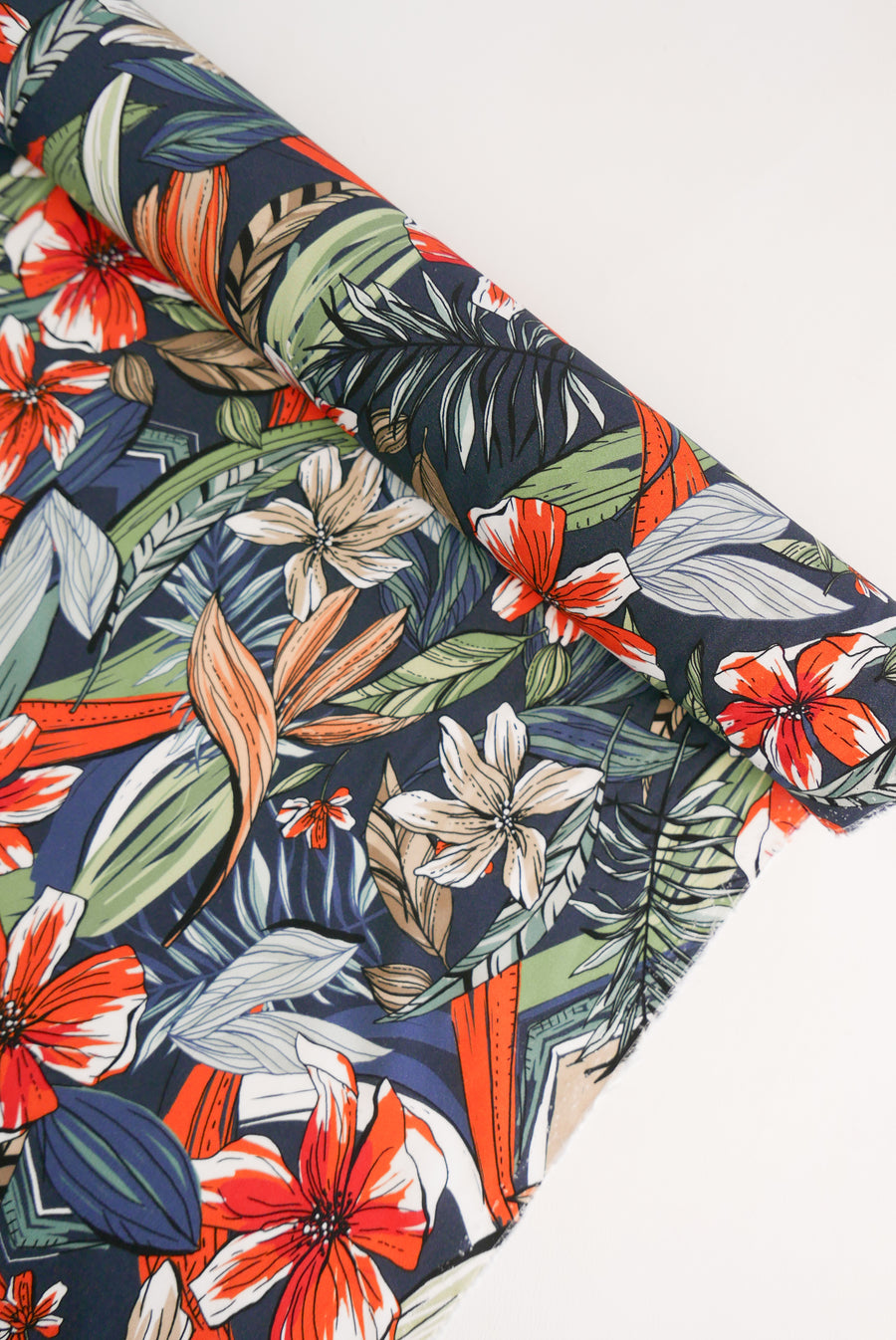 Hibiscus - Printed Viscose | Tropical