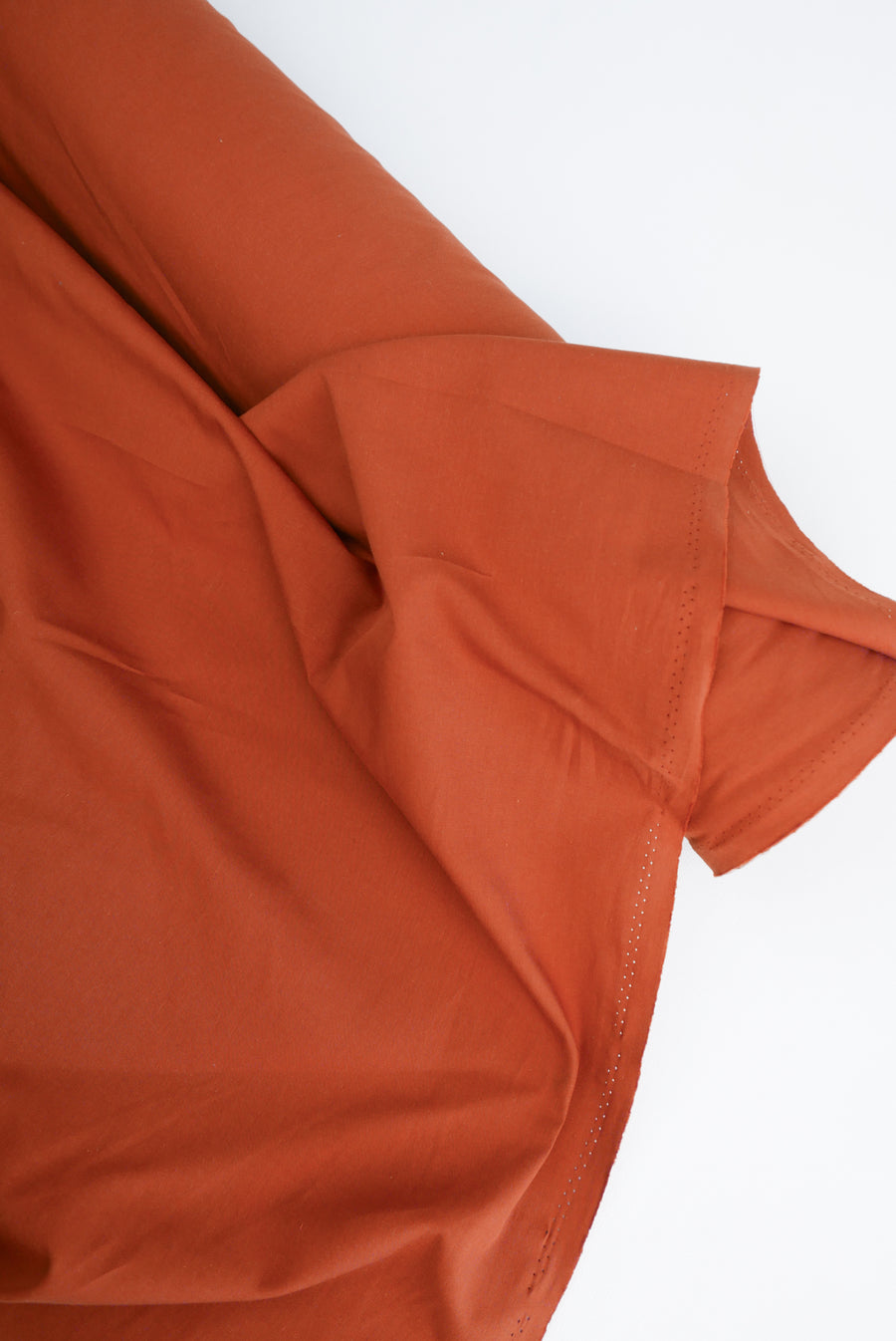 Laundered Cotton Poplin | Terracotta