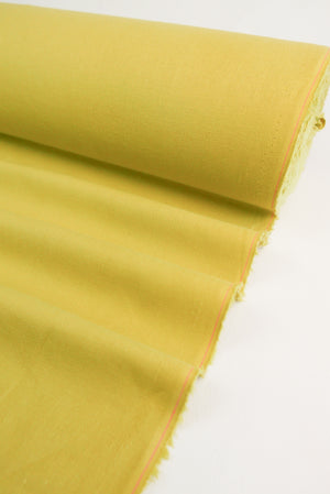 Hallie - Italian Herringbone Linen | Key Lime