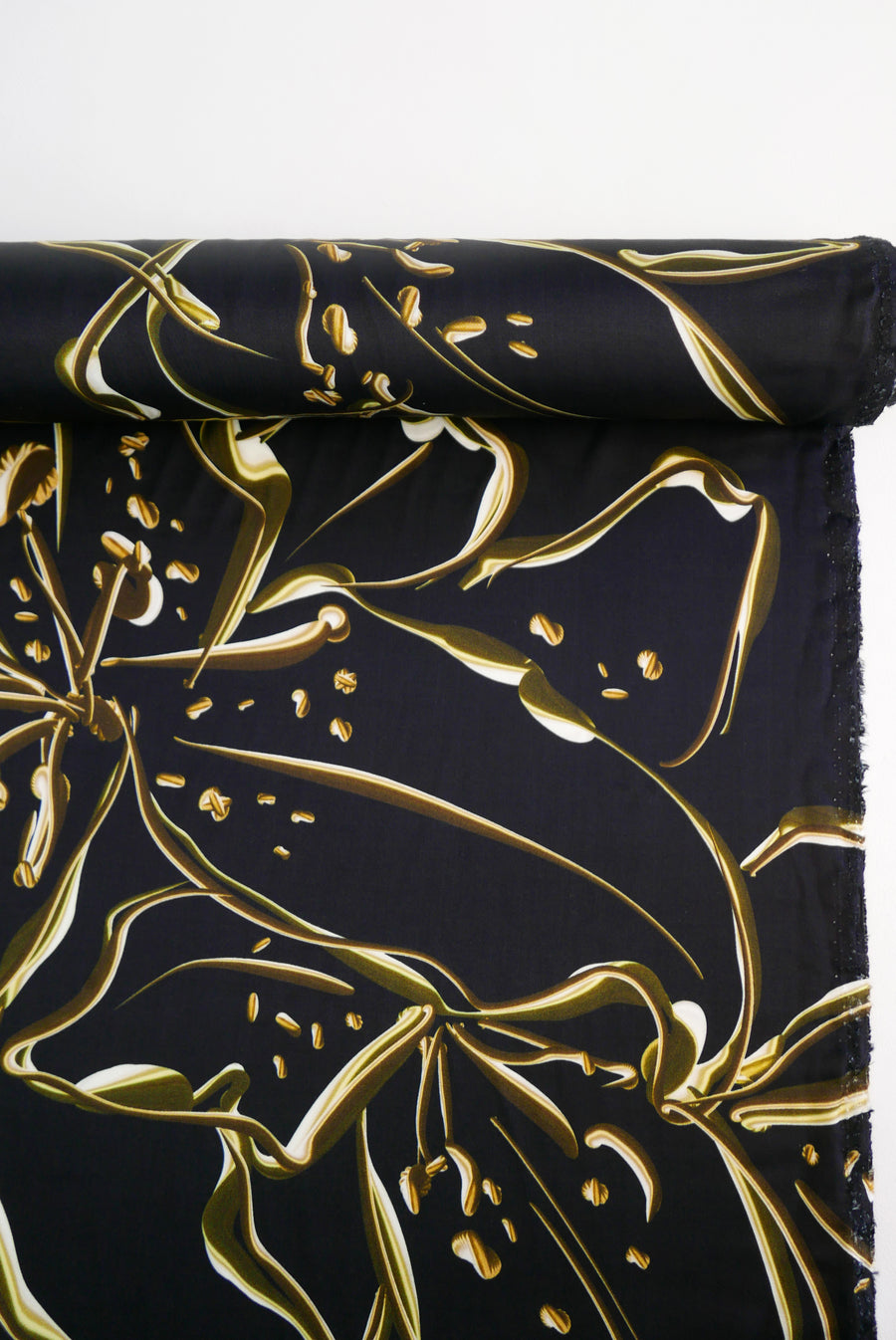 Cedric - Printed Viscose Satin | Filigree