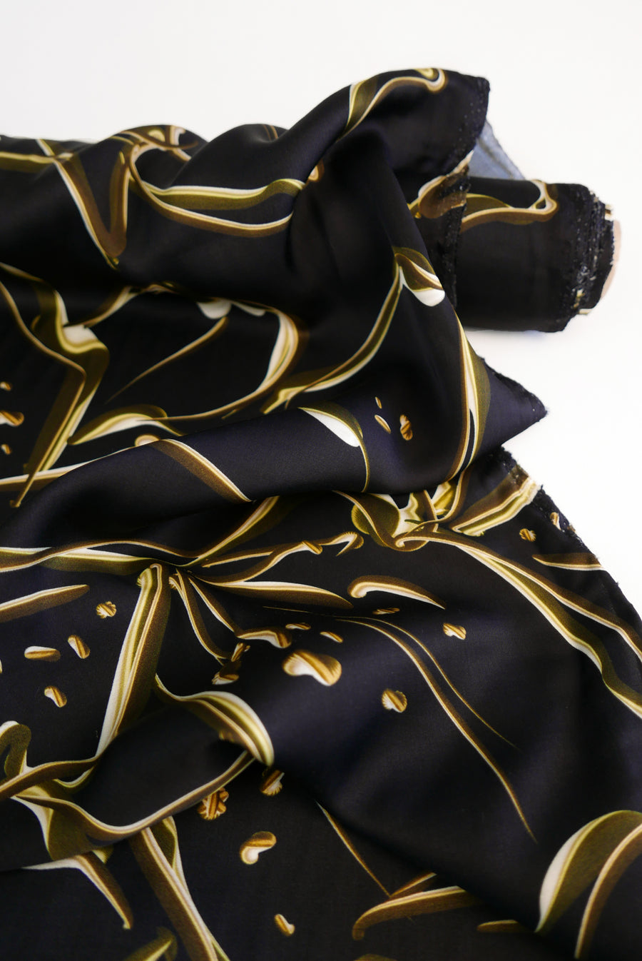 Cedric - Printed Viscose Satin | Filigree