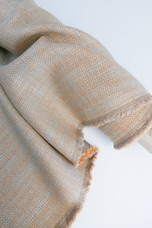 Clevedon - European Basketweave Jacquard | Clay