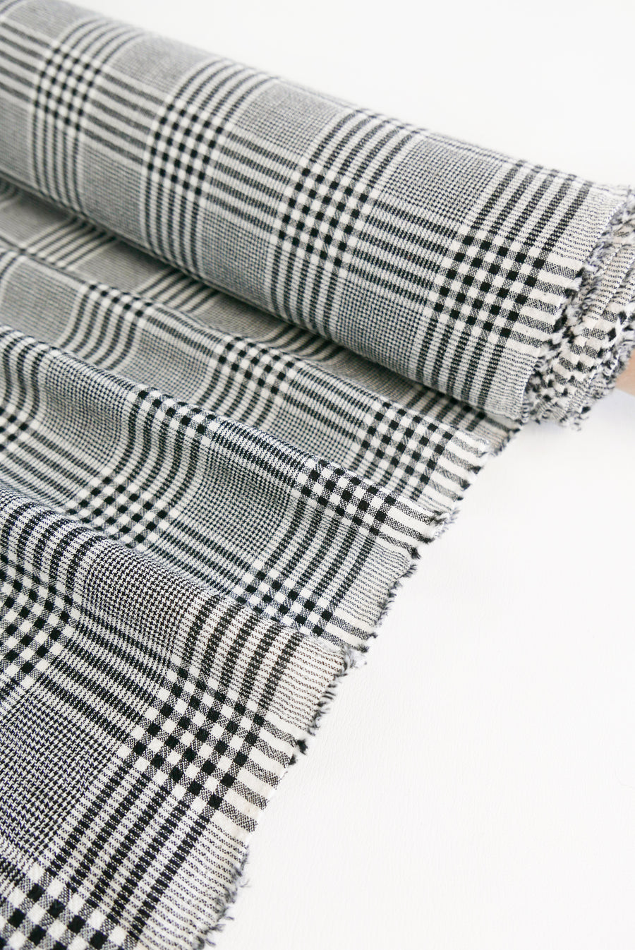 Romeo - European Wool Crepe | Glen Check