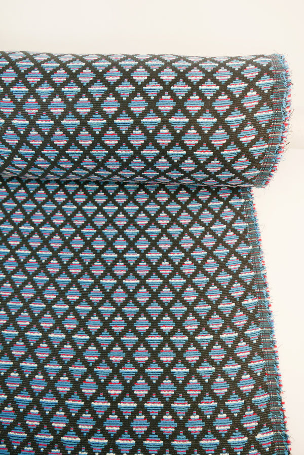 Cleopatra - Lurex Jacquard | Blue Scarab