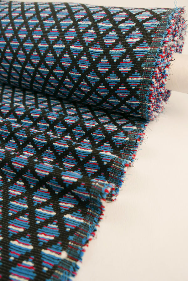 Cleopatra - Lurex Jacquard | Blue Scarab