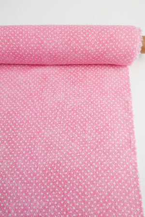 Mackenzie - Printed Viscose | Sherbert Pink