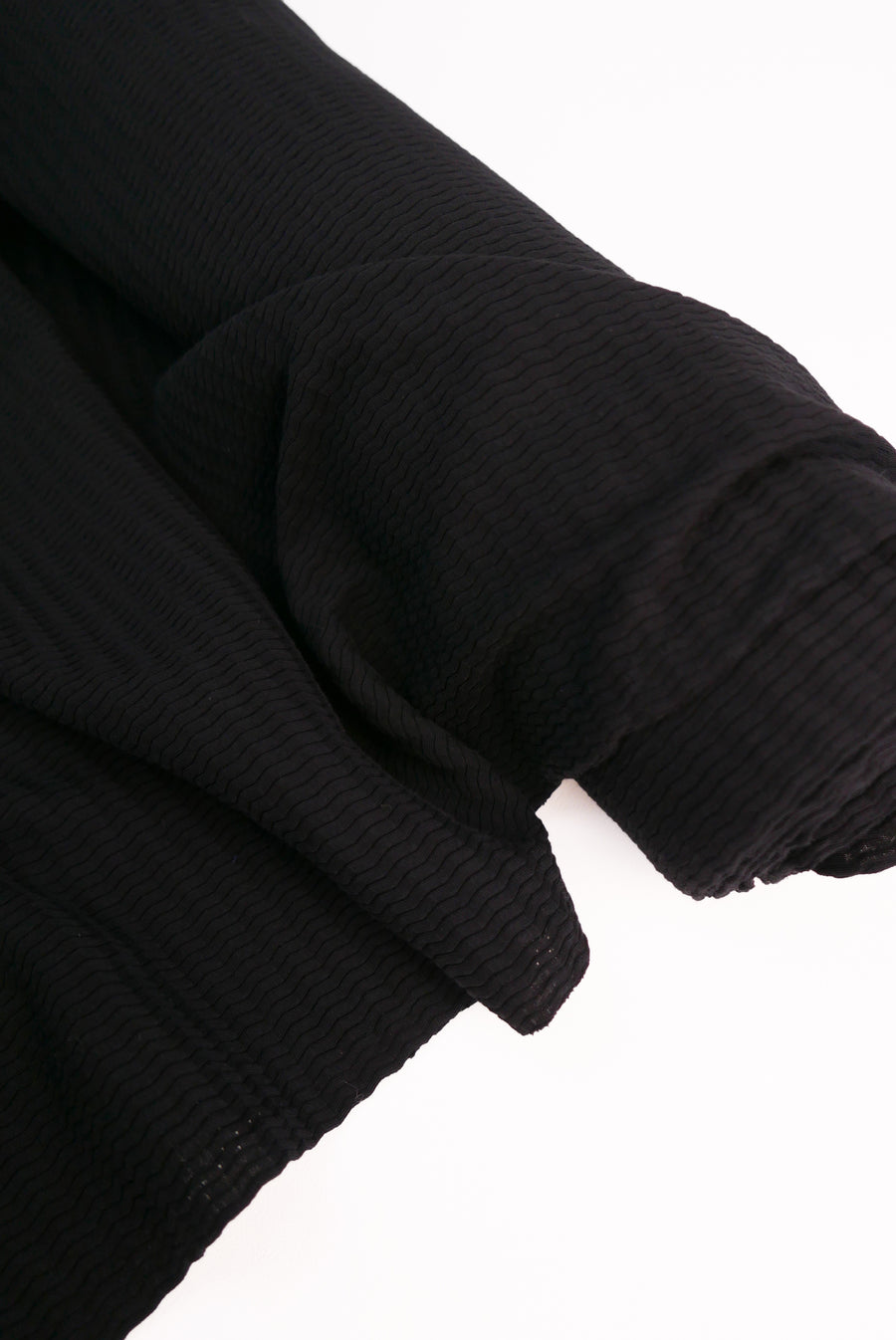 Lightning Jacquard - Cotton Knit | Classic Black