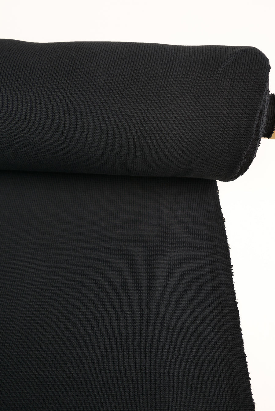 Waffle Cotton Knit | Black