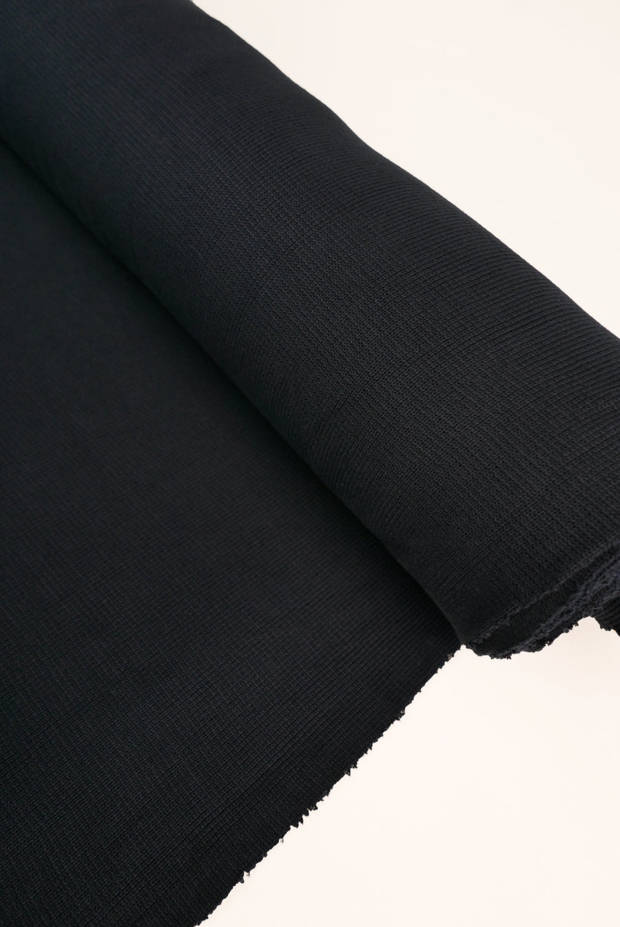 Waffle Cotton Knit | Black