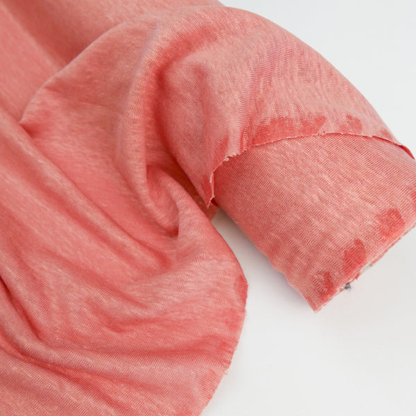 Claire - Japanese Linen Knit | Peach (LAST CUT - 1.5M)