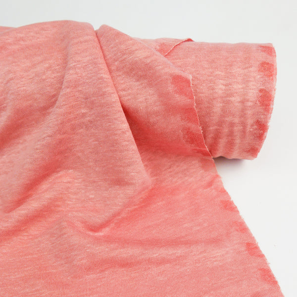 Claire - Japanese Linen Knit | Peach (LAST CUT - 1.5M)