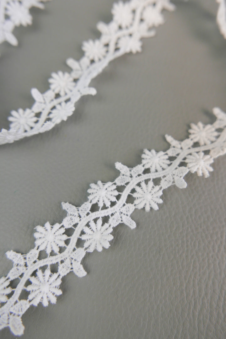 #67 Archival Austrian Guipure Lace - 2.5cm | White