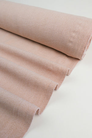 Lucia - Double-Faced Printed Linen | Soft Rose