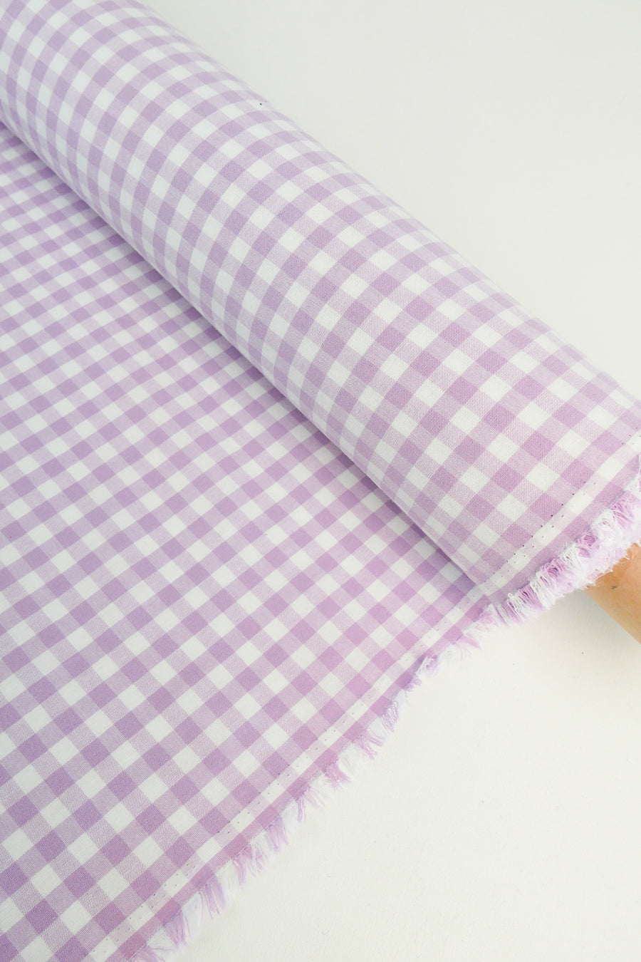 Shepherd Check - Linen Cotton | Lavender