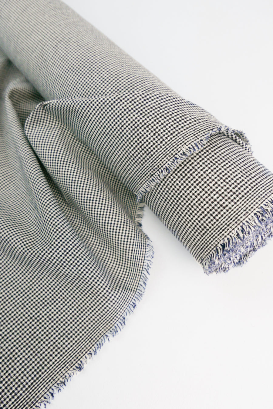 Pin Check - Linen Cotton | Sesame