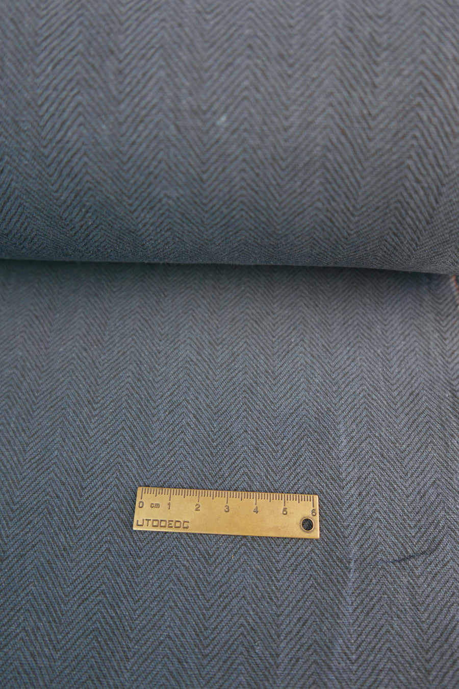 Lucia - Double-Faced Printed Linen | Blue Stone (LAST CUT - 2.1M)