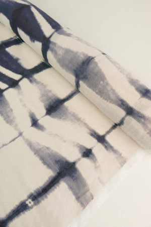 Leopold - Linen Tie Dye | Maritime Blue (LAST CUT - 1.6M)