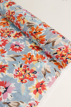 Fleur - Printed Linen Cotton | Tropics