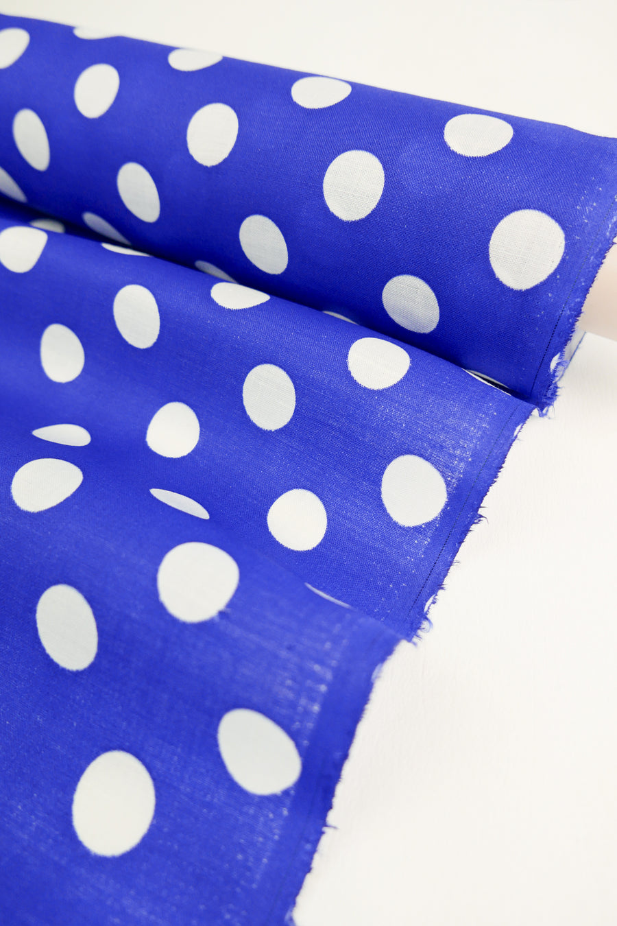 Bowie - Printed Linen | True Blue