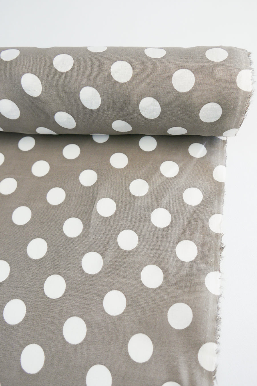 Bowie - Printed Linen | Earl Grey