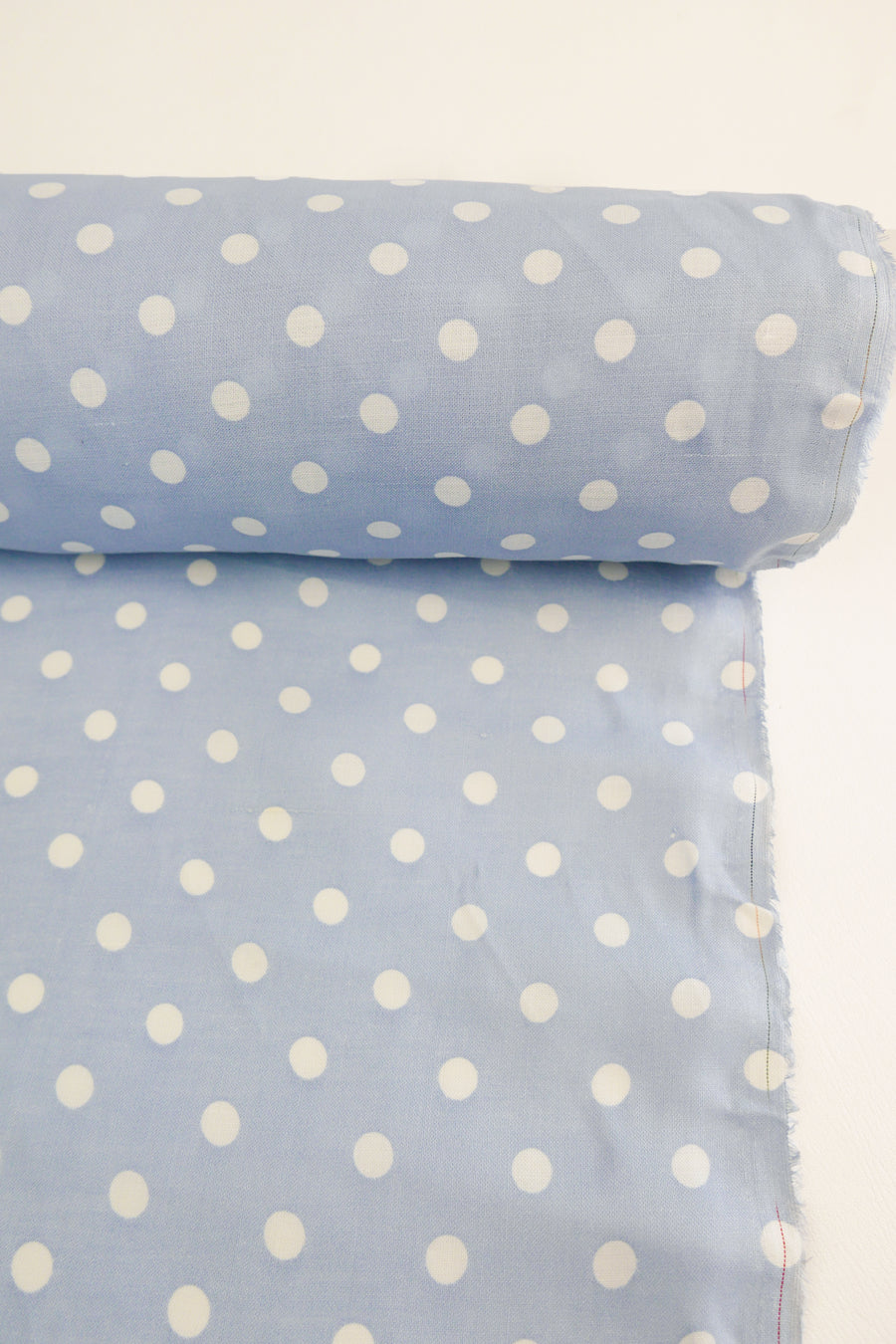 Spencer - Printed Linen | Powder Blue