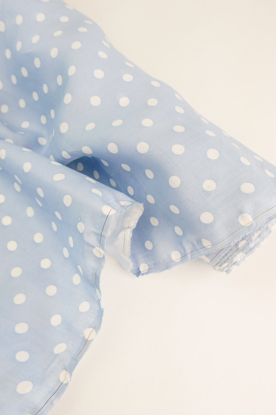 Spencer - Printed Linen | Powder Blue