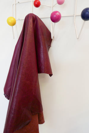 Italian Lamb Hide | Oxblood