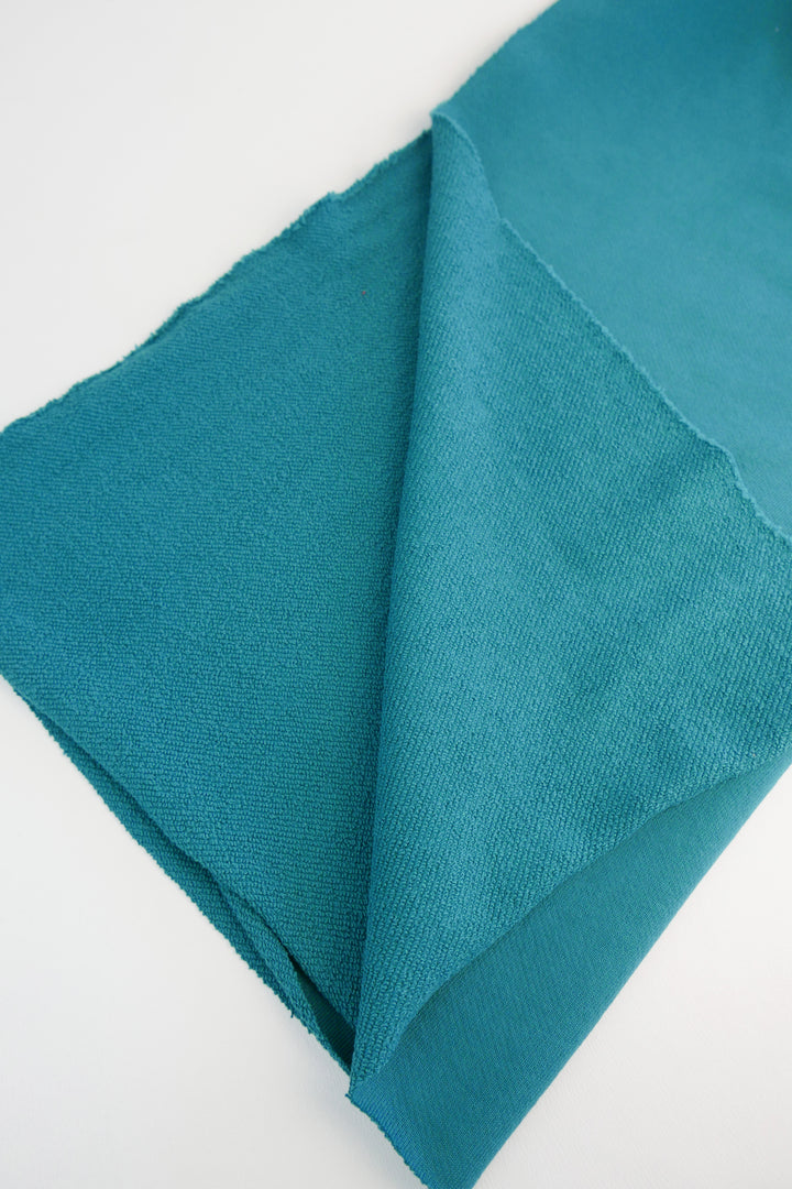 French Terry Sweatshirting | Aqua Remnant (2M)
