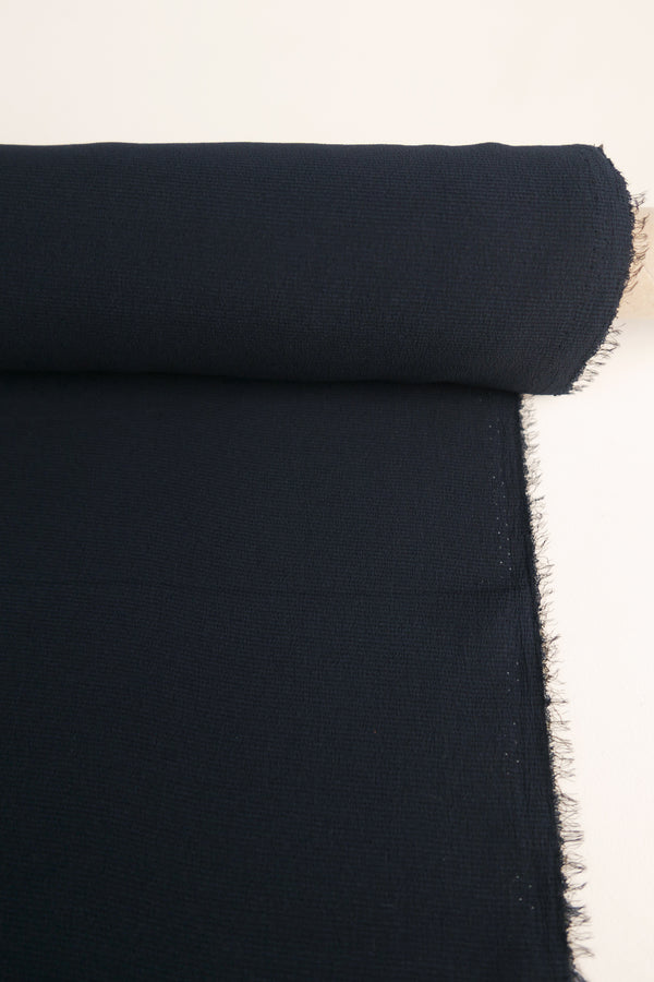 Polyester Crepe De Chine | Midnight Navy