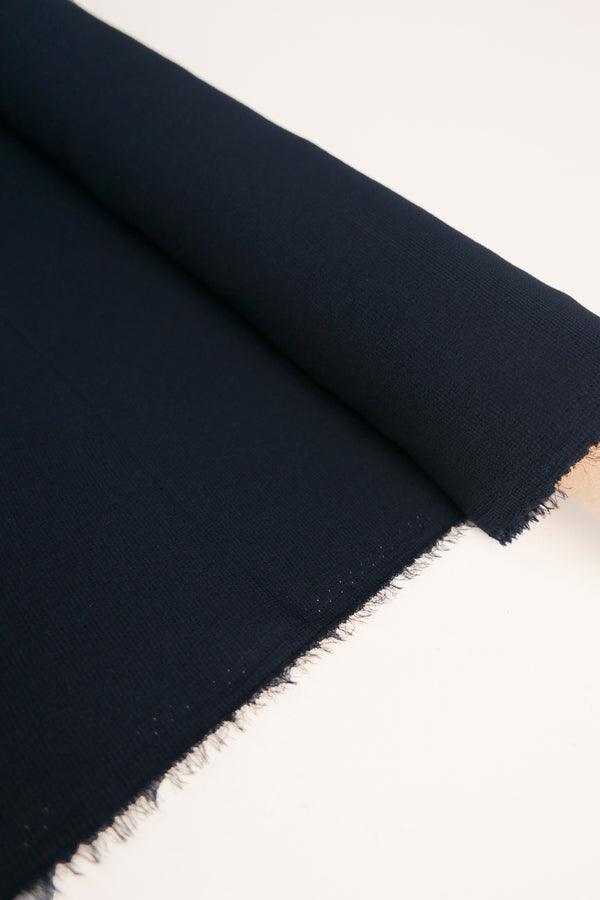 Polyester Crepe De Chine | Midnight Navy