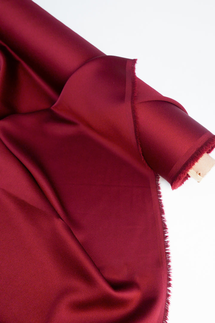 Satin Back Crepe | Burgundy #12