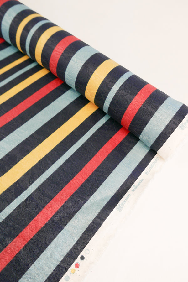 Brazilian Upholstery Jacquard | Blue Stripe
