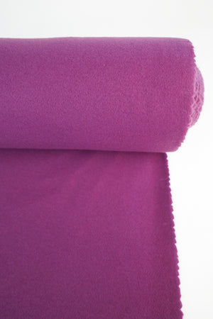Shiro - Italian Wool Melton | Brush Cherry (LAST CUT - 1.6M)