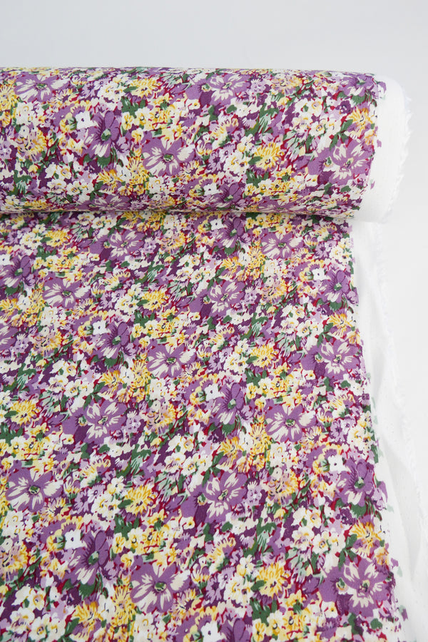 Orchid - Viscose Chirimen Crepe | Violet Garden