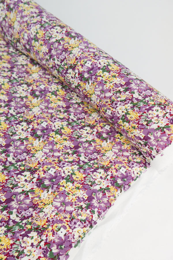 Orchid - Viscose Chirimen Crepe | Violet Garden