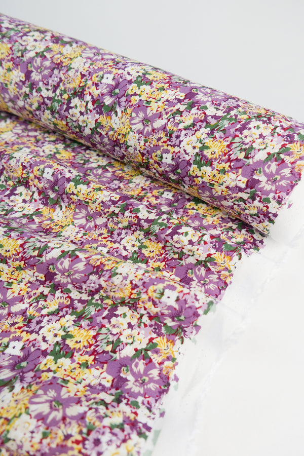 Orchid - Viscose Chirimen Crepe | Violet Garden