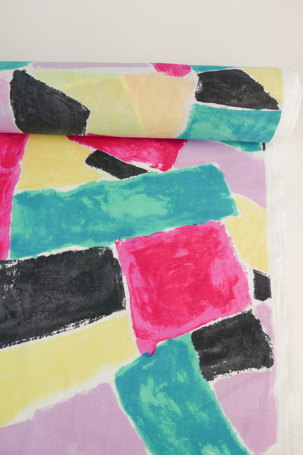 Ellsworth - Printed Cotton Voile | Fuchsia