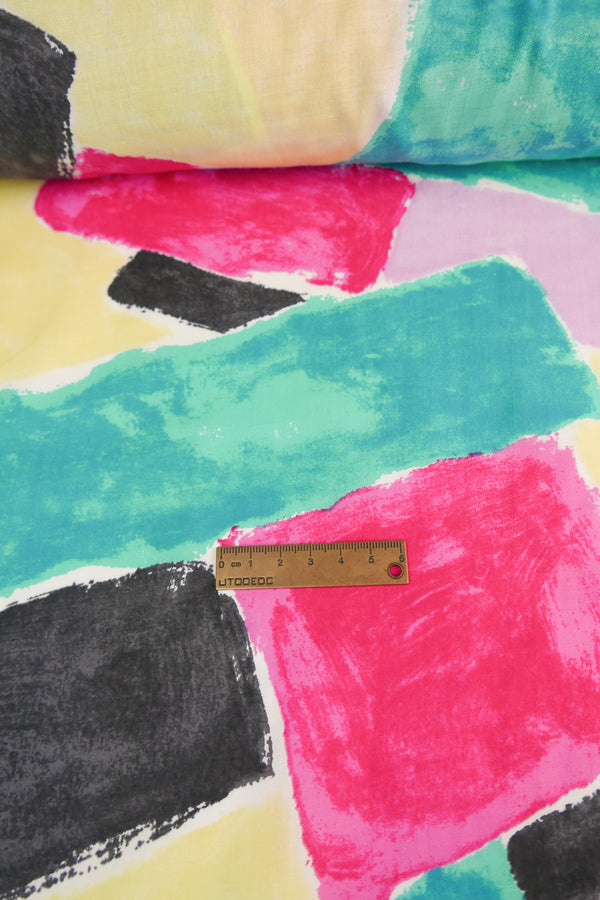 Ellsworth - Printed Cotton Voile | Fuchsia