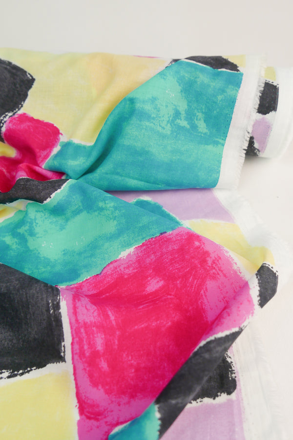 Ellsworth - Printed Cotton Voile | Fuchsia