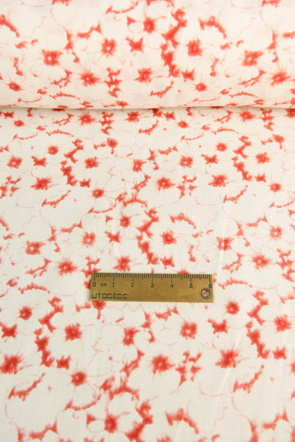 Opera - Printed Viscose | Saffron