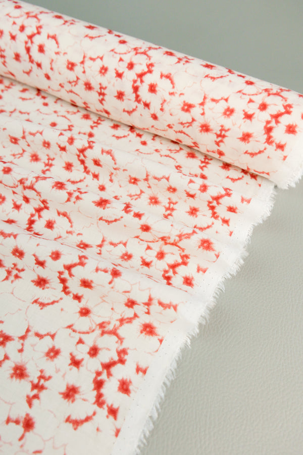 Opera - Printed Viscose | Saffron